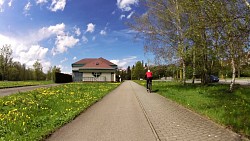 Obrázek z trasy In-line stezka podél břehů Jihlavy