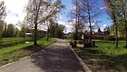 Picture from track 4600 steps for health along the banks of the Jihlava river