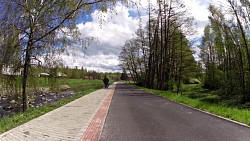 Picture from track 4600 steps for health along the banks of the Jihlava river