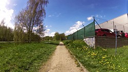 Picture from track 4600 steps for health along the banks of the Jihlava river