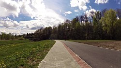 Picture from track 4600 steps for health along the banks of the Jihlava river