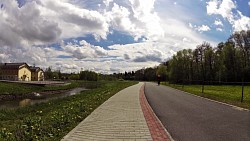 Picture from track 4600 steps for health along the banks of the Jihlava river