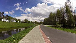 Picture from track 4600 steps for health along the banks of the Jihlava river