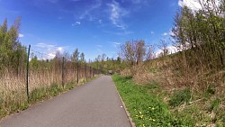 Picture from track 4600 steps for health along the banks of the Jihlava river