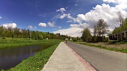 Picture from track 4600 steps for health along the banks of the Jihlava river