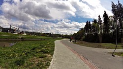 Picture from track 4600 steps for health along the banks of the Jihlava river