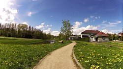 Picture from track 4600 steps for health along the banks of the Jihlava river