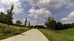 Bilder aus der Strecke Radweg rund um die Seen und Sanddünen aus Poděbrady zurück nach Poděbrady