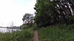 Bilder aus der Strecke Radweg rund um die Seen und Sanddünen aus Poděbrady zurück nach Poděbrady