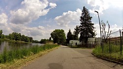 Bilder aus der Strecke Radweg rund um die Seen und Sanddünen aus Poděbrady zurück nach Poděbrady