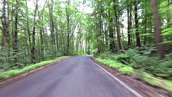 foto van de route Hoogland Dzban - landschap van gouden kalkmergel