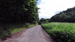 foto van de route Hoogland Dzban - landschap van gouden kalkmergel