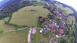 Obrázek z trasy Přelet balónem nad Jizerskými horami