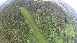 Obrázek z trasy Přelet balónem nad Jizerskými horami