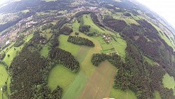 Obrázek z trasy Přelet balónem nad Jizerskými horami