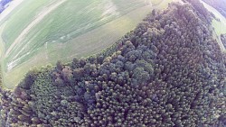 Obrázek z trasy Let balónem - Orlické hory, z Rychnova do Letohradu