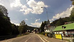 Picture from track Through the Velká Úpa over Pec, Janovy boudy and Spálený Mlýn back to the Velká Úpa by bike