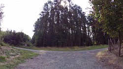 Picture from track educational trail from the forest to the Valley of Doubrava