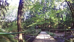 Picture from track educational trail from the forest to the Valley of Doubrava