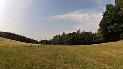 Picture from track educational trail from the forest to the Valley of Doubrava