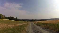 Picture from track educational trail from the forest to the Valley of Doubrava