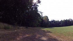 Picture from track educational trail from the forest to the Valley of Doubrava