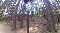 Picture from track educational trail from the forest to the Valley of Doubrava