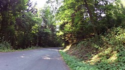 Picture from track educational trail from the forest to the Valley of Doubrava