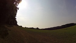 Picture from track educational trail from the forest to the Valley of Doubrava