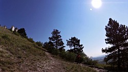 Bilder aus der Strecke Mikulov – Spaziergang durch den historischen Dorfplatz zum Heiligen Berg