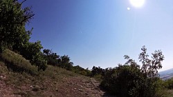 Bilder aus der Strecke Mikulov – Spaziergang durch den historischen Dorfplatz zum Heiligen Berg