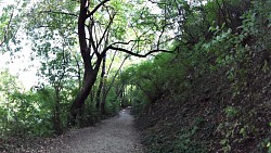 Bilder aus der Strecke Mikulov – Spaziergang durch den historischen Dorfplatz zum Heiligen Berg