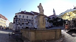 Picture from track Cycling circuit Mikulov – Ottenthal: „Mikulov from the other side of the border“