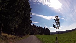 Obrazek z trasy Trasa rowerowa KČT nr 1 Vysočina, odcinek Hlinsko-Nedvědice