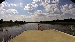 Picture from track Along the river Elbe from Dresden on a wheeled steamboat