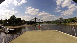 Picture from track Along the river Elbe from Dresden on a wheeled steamboat