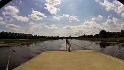 Picture from track Along the river Elbe from Dresden on a wheeled steamboat