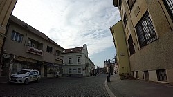 Picture from track Trenčín - a walk from the Ice Hockey Stadium, through the center up to the castle.