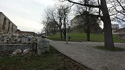 Picture from track Trenčín - a walk from the Ice Hockey Stadium, through the center up to the castle.