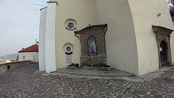 Picture from track Trenčín - a walk from the Ice Hockey Stadium, through the center up to the castle.