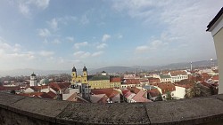 Picture from track Trenčín - a walk from the Ice Hockey Stadium, through the center up to the castle.