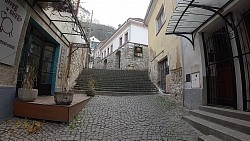 Picture from track Trenčín - a walk from the Ice Hockey Stadium, through the center up to the castle.