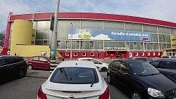 Obrázek z trasy Trenčín - procházka od zimního stadionu přes centrum až na hrad.