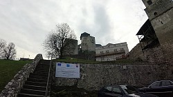 Picture from track Trenčín - a walk from the Ice Hockey Stadium, through the center up to the castle.