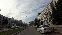 Picture from track Trenčín - a walk from the Ice Hockey Stadium, through the center up to the castle.