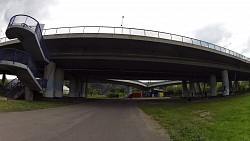 Obrázek z trasy Z lázní Rathen do Děčína po Labské cyklostezce