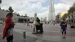 Picture from track Dubai - along the shopping centre Dubai Mall to the viewpoint with the view of Burj Khalifa