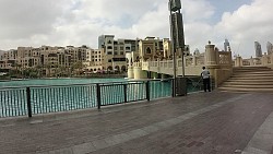 Picture from track Dubai - along the shopping centre Dubai Mall to the viewpoint with the view of Burj Khalifa