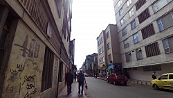 Obrázek z trasy Bogota - krátká procházka po La Candelaria