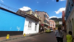 Obrázek z trasy Bogota - krátká procházka po La Candelaria